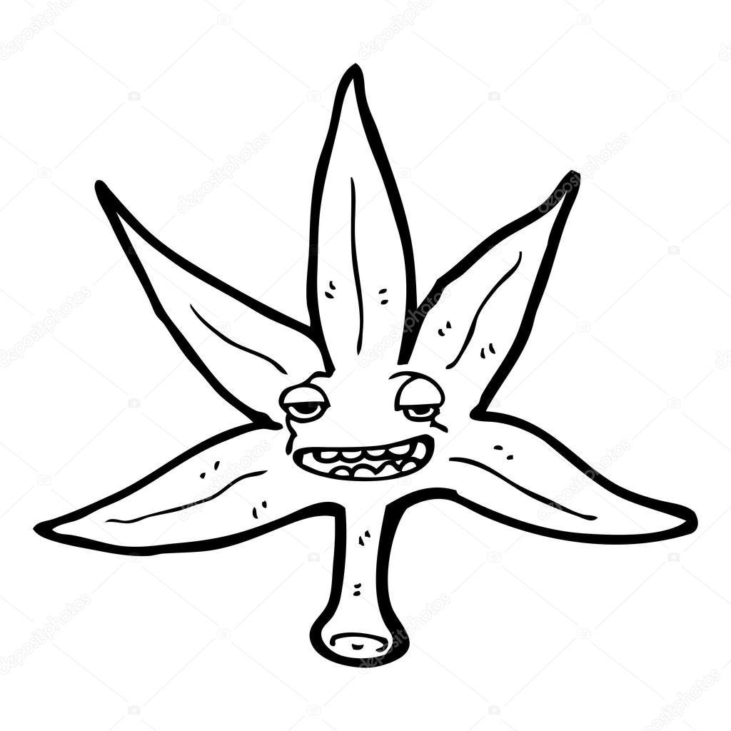 1024x1024 Marijuana Leaf Cartoon Stock Vector Lineartestpilot