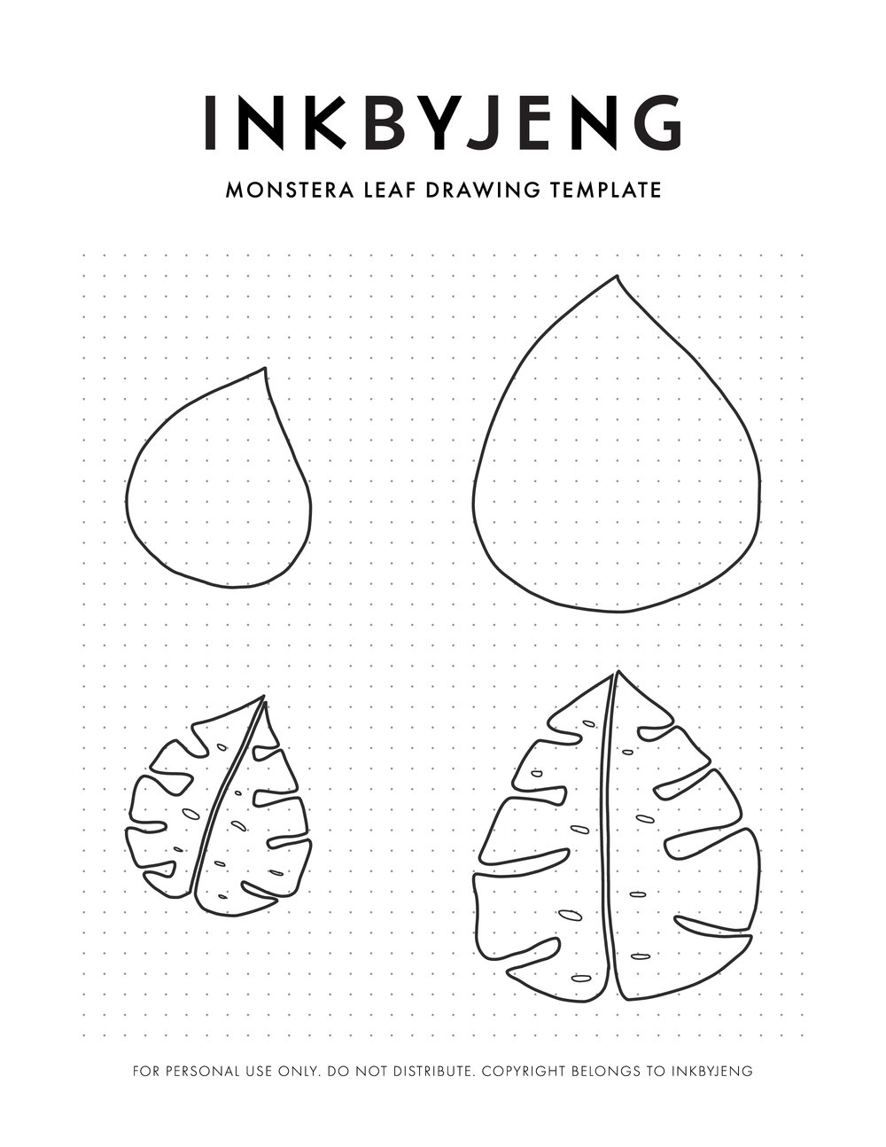1000x1294 How To Draw Monstera Leaf