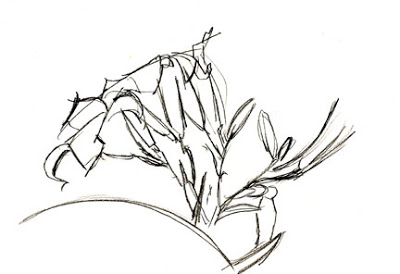 400x274 The Artist's Brain Art Lesson Gesture Drawings Of Plants
