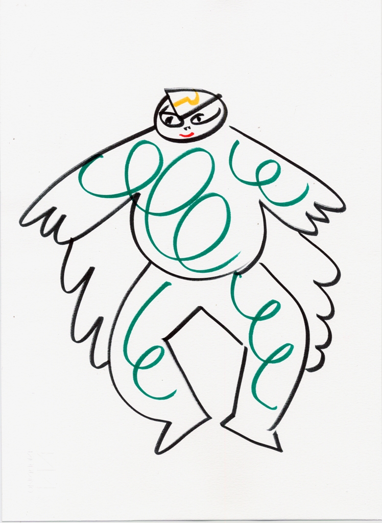 748x1024 Dancing Drawing Lindsay Kemp