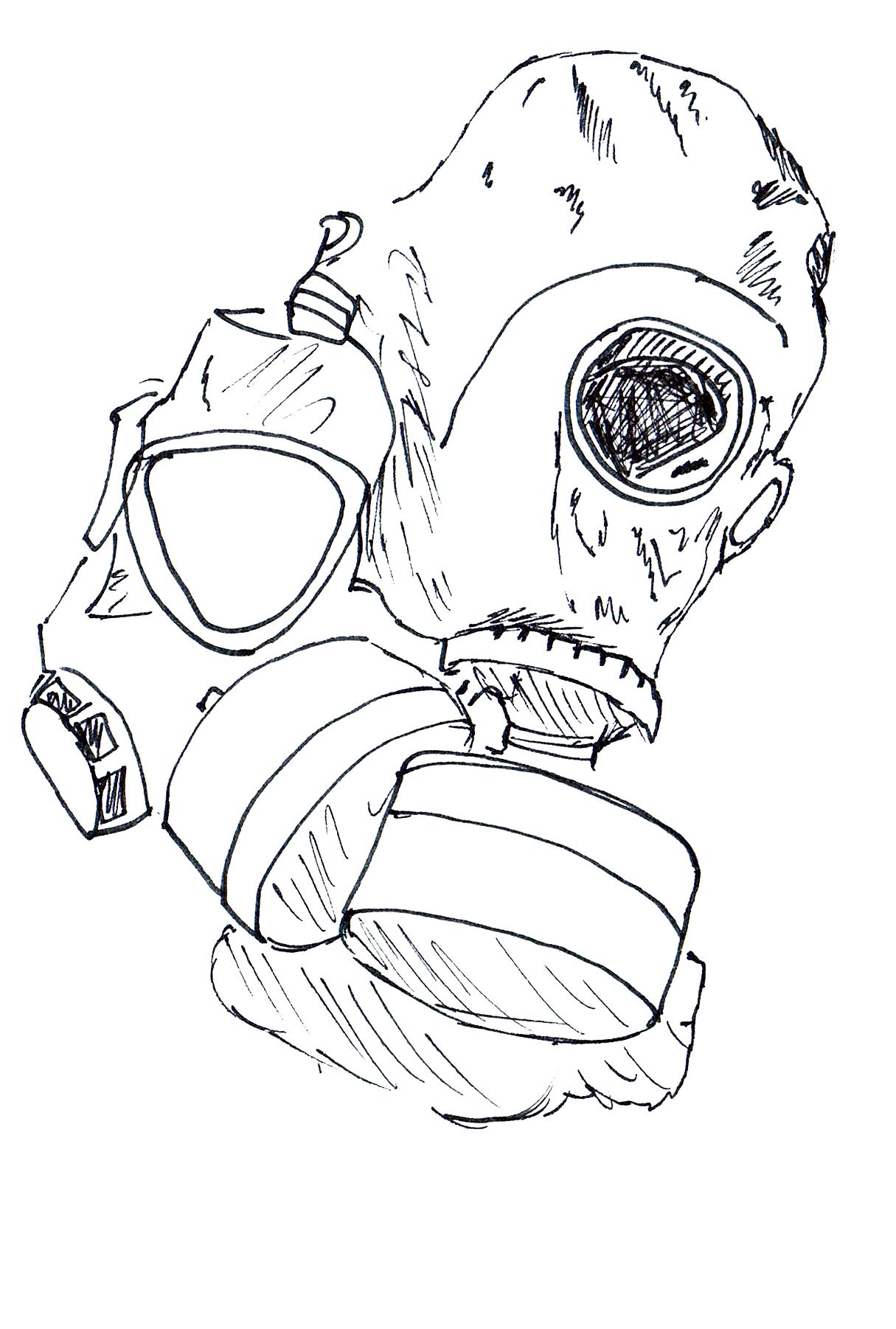 1215x1802 Gasmask Drawing Nichol Keene