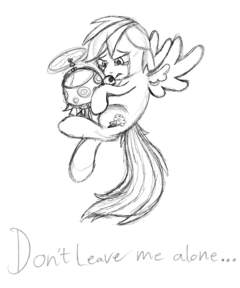 816x979 Don'T Leave Me Alone By Sky Sketch