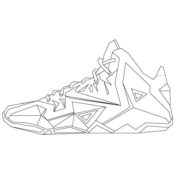 600x600 How To Draw Lebron James Logo 43954 Applestory