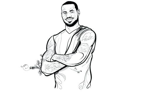 480x320 Cheap Lebron James Coloring Pages New