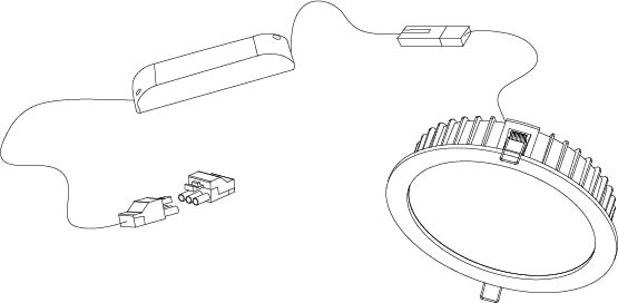 555x272 Eternity 25w Led Downlight Cool White Genstar Lighting