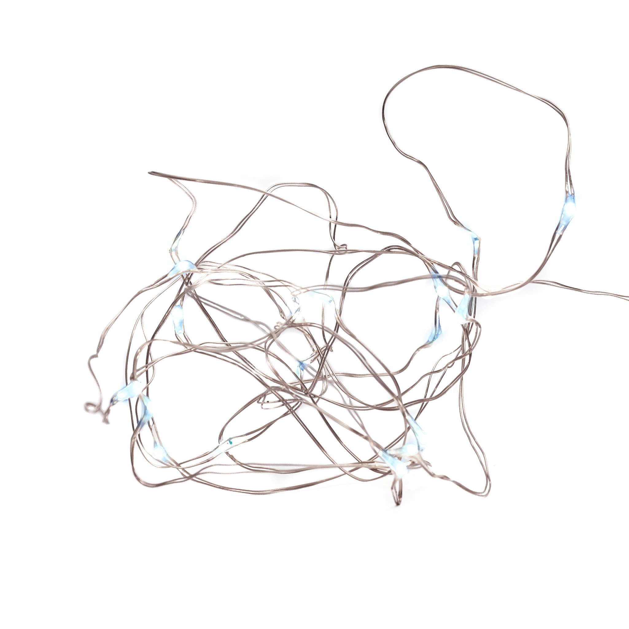 2049x2049 Led Wire Seed Solar Light String Silver Cool White