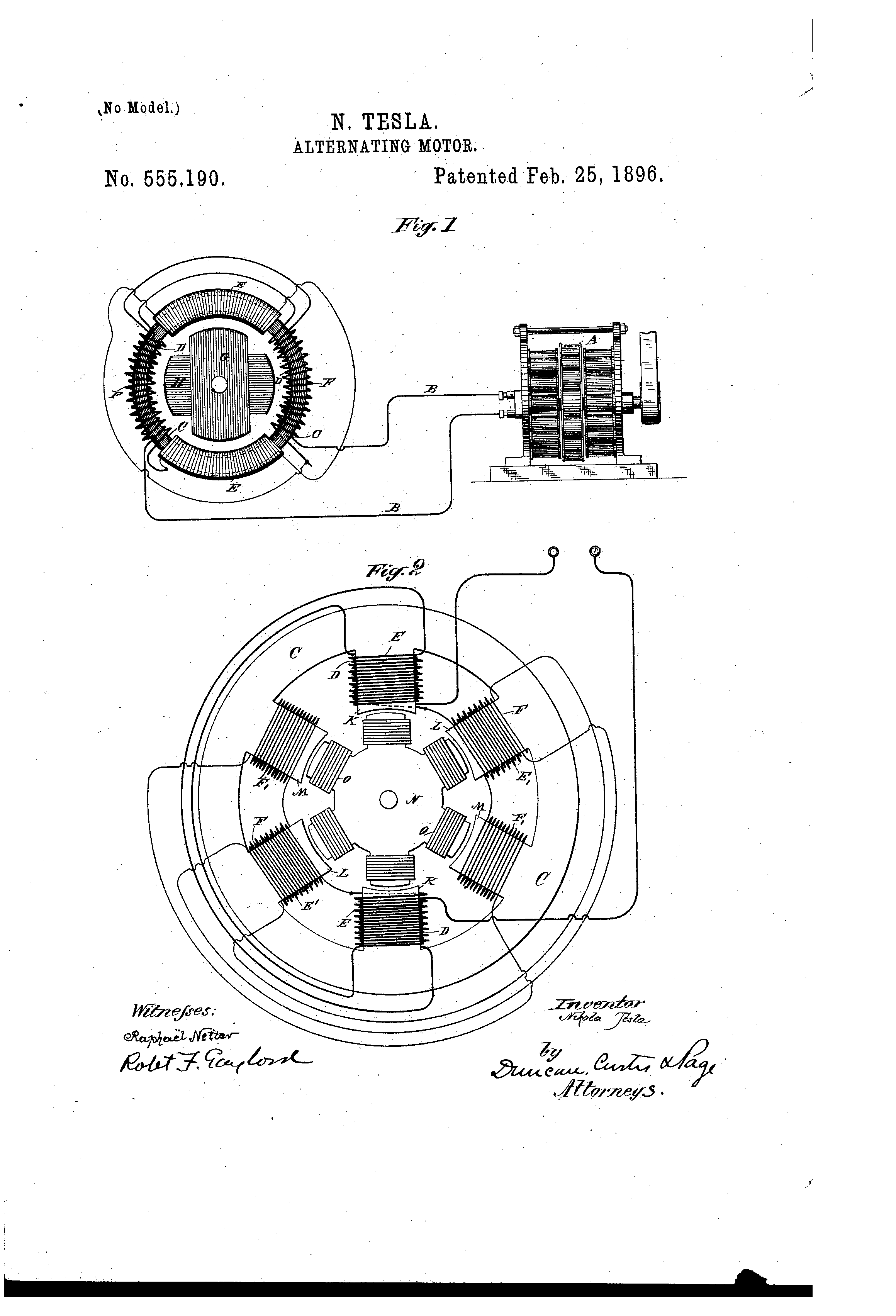 2320x3408 Patent Us555190 Motor Google Patents Drawing ~ Wiring Diagram