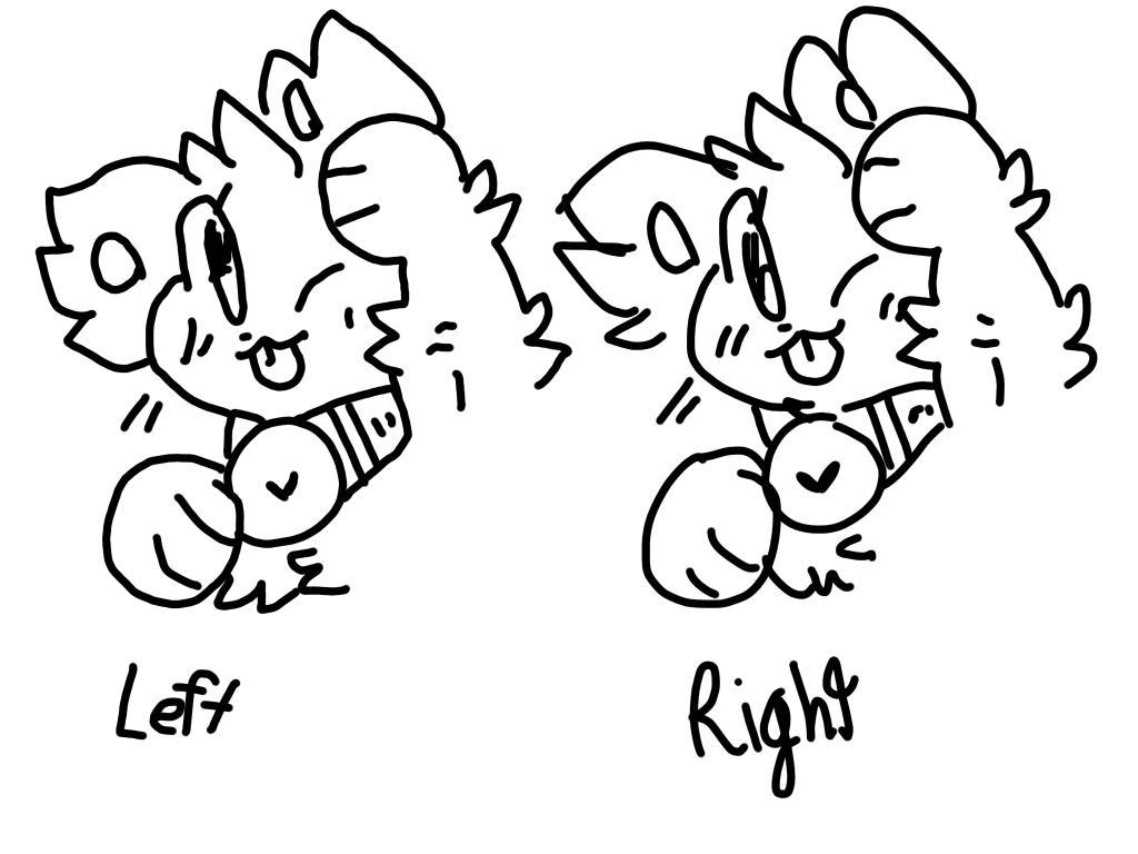 1024x768 Left Hand Vs Right Hand Challenge By Paw Kitten