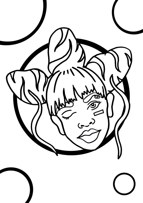 500x707 Lisa Left Eye Lopes By Daisy Wolff Whitehouse