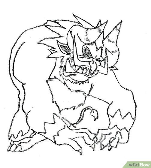 503x560 How To Draw Malladus From The Legend Of Zelda 8 Steps