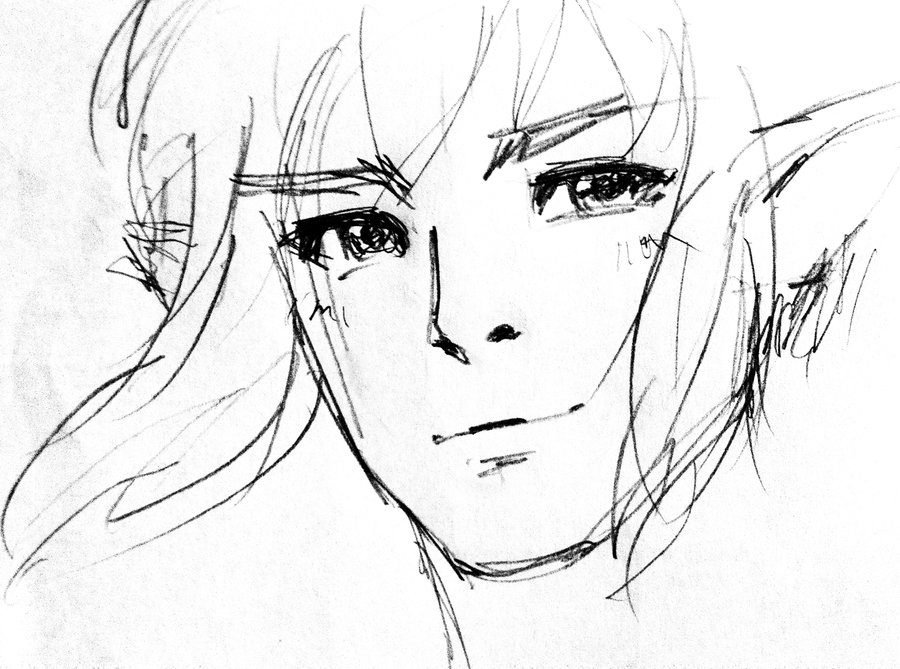 900x669 Legend Of Zelda Breath Of The Wild Link Sketch By Janlancer