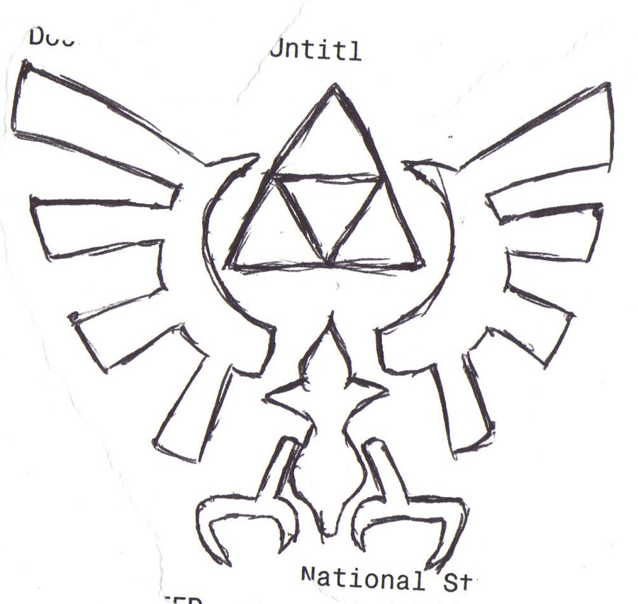 900x852 Legend Of Zelda Eagle Symbol By Umbrellaemployee00