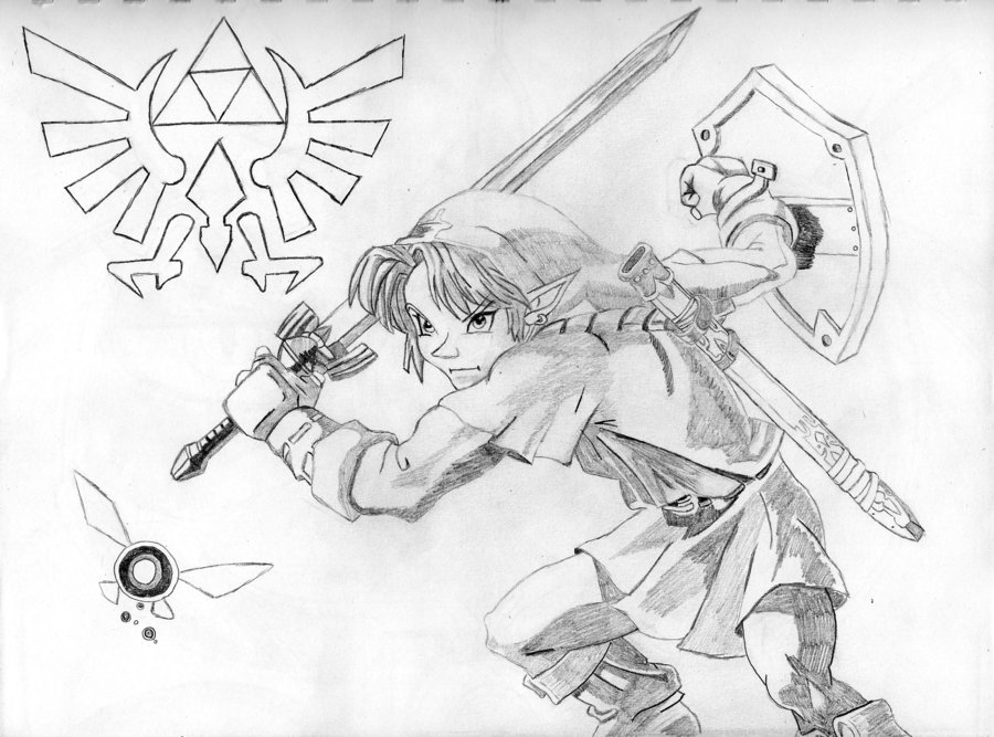 900x667 Link Of The Legend Of Zelda By Sonofbaldo