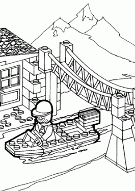 265x375 Lego Coloring Pages For Kids To Print And Color