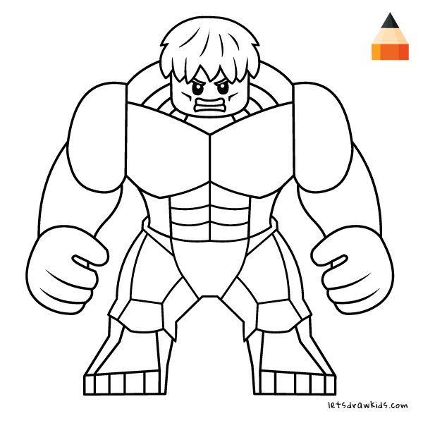 600x600 How To Draw Hulk Lego Hulk Marvel's Studio