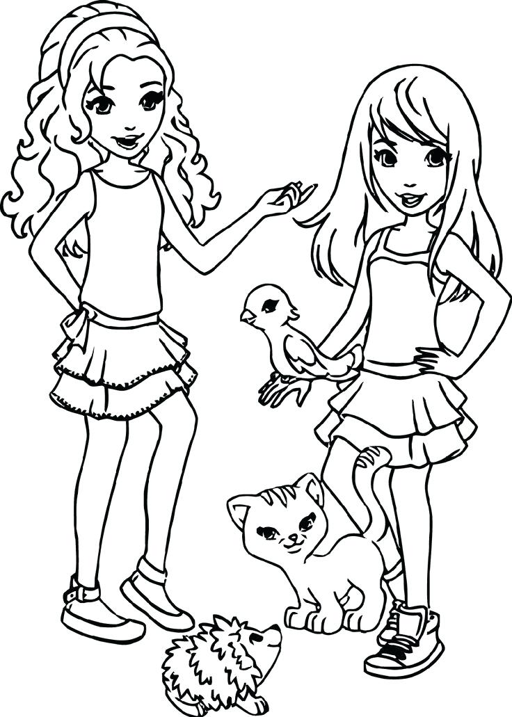 736x1031 Best Of Lego Friends Coloring Pages Images Friends Coloring Pages