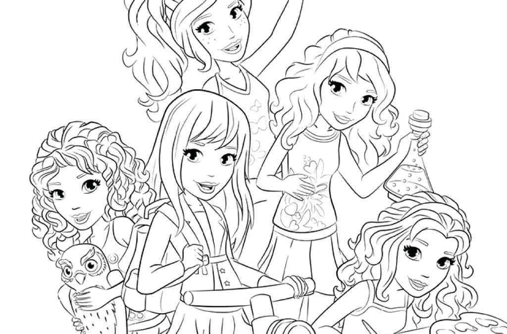1024x674 Lego Friends Colouring Book For Sweet Coloring Kids Coloring