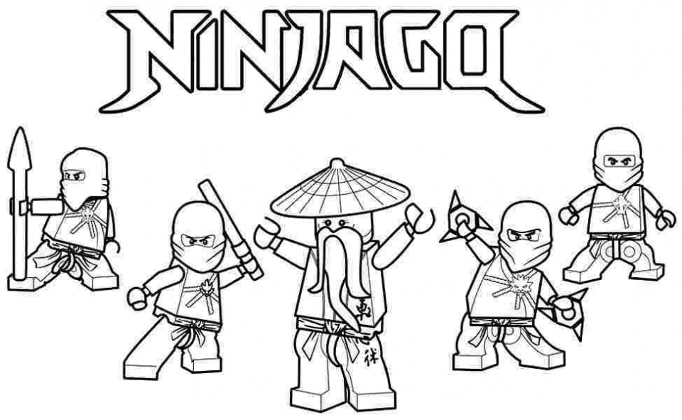 960x591 Lego Ninjago Coloring Pages