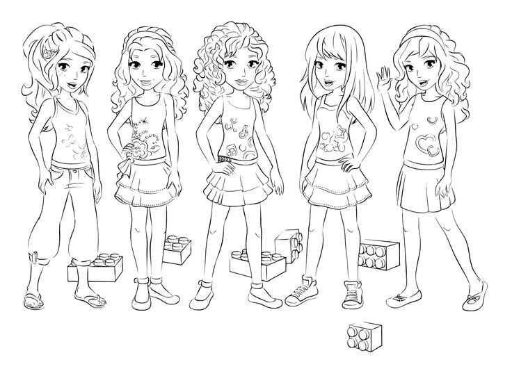 736x531 Lego Coloring Pages For Girls Preschool Good Draw Printable