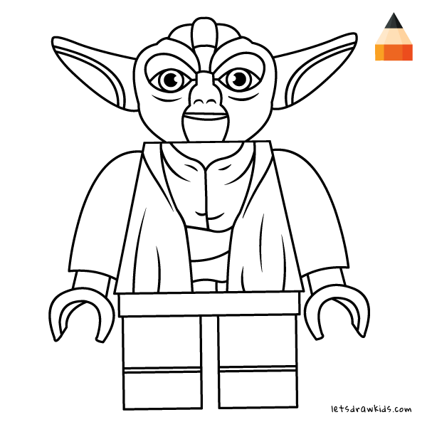 600x600 How To Draw Lego Yoda