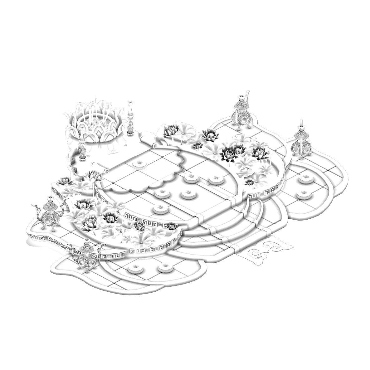 1186x1186 3d Model Lei Fengta