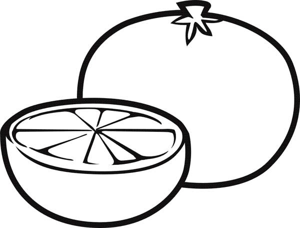 600x455 Fruits And Vegetables Slice Fresh Lemonlime Coloring Page Bebo