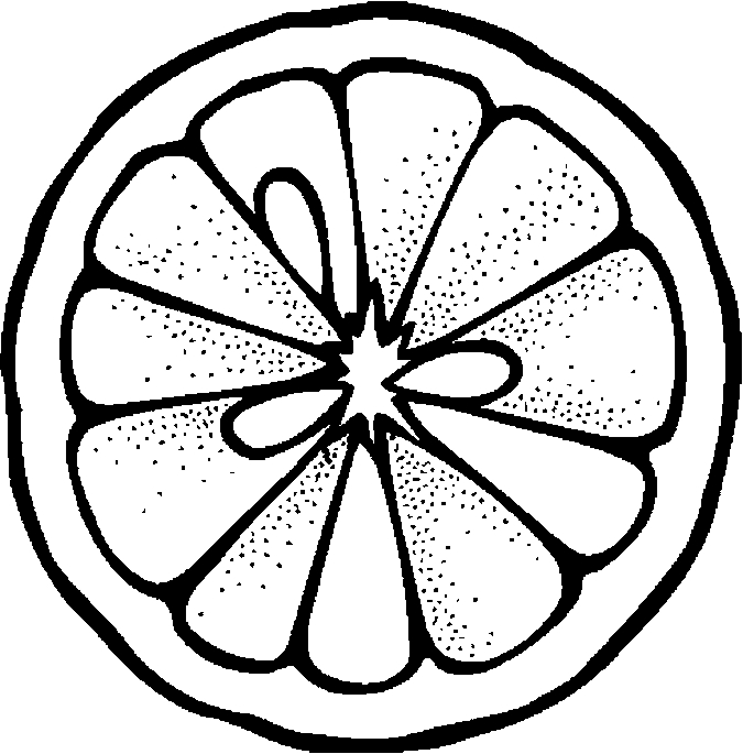 675x685 Lemon Coloring Pages