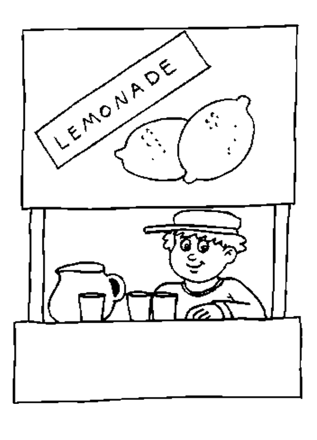 650x900 Lemonade Coloring Pages