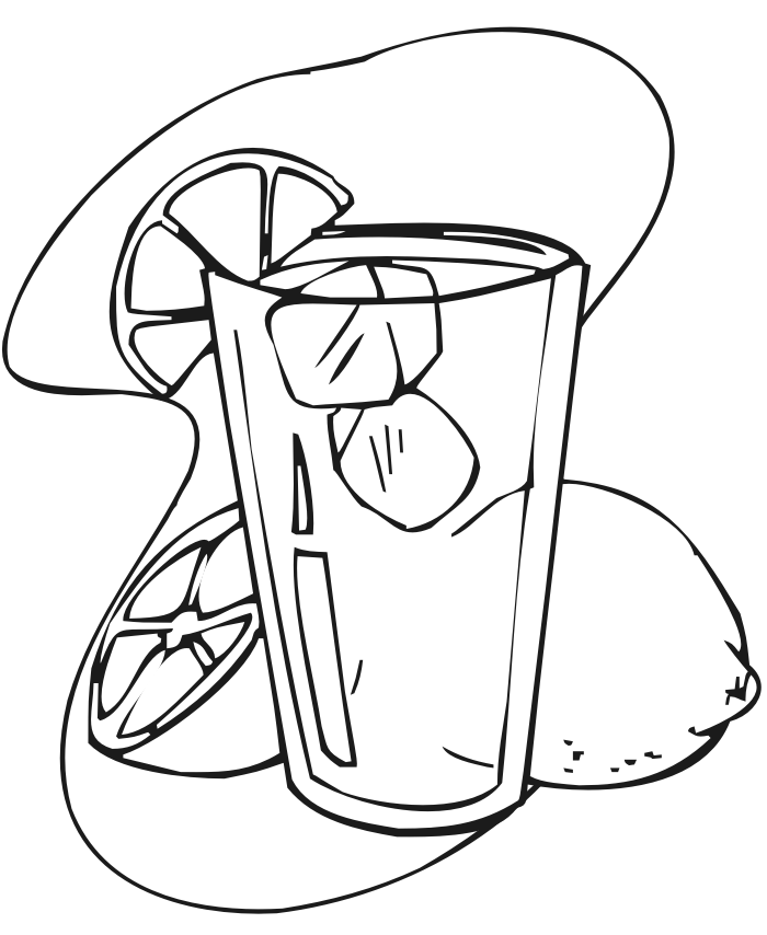 700x854 Lemonade Coloring Page Coloring Page For Kids