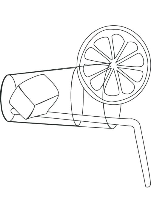 506x716 Lemonade Coloring Page