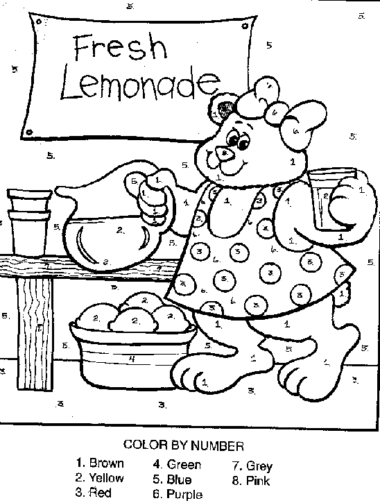 548x725 Great Lemonade Stand Coloring Pages 417829