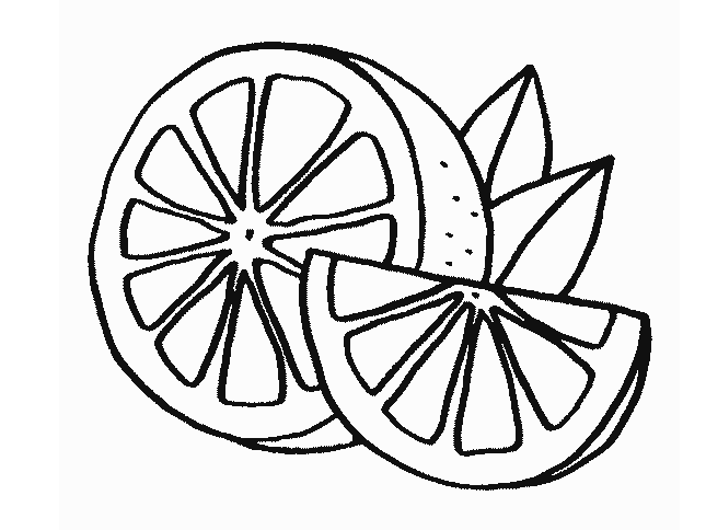 645x484 Lemon Coloring Pages