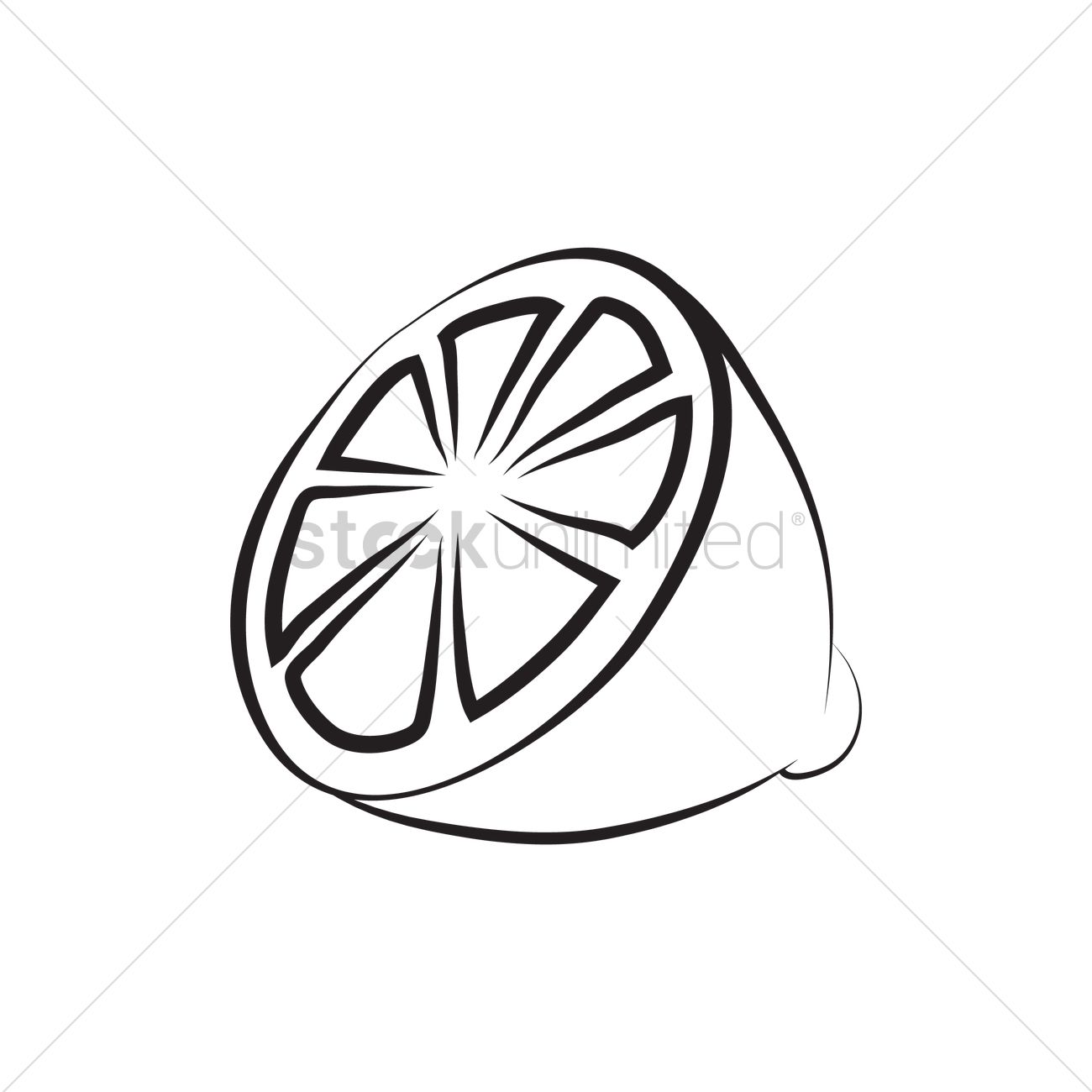 1300x1300 Lemon Vector Image