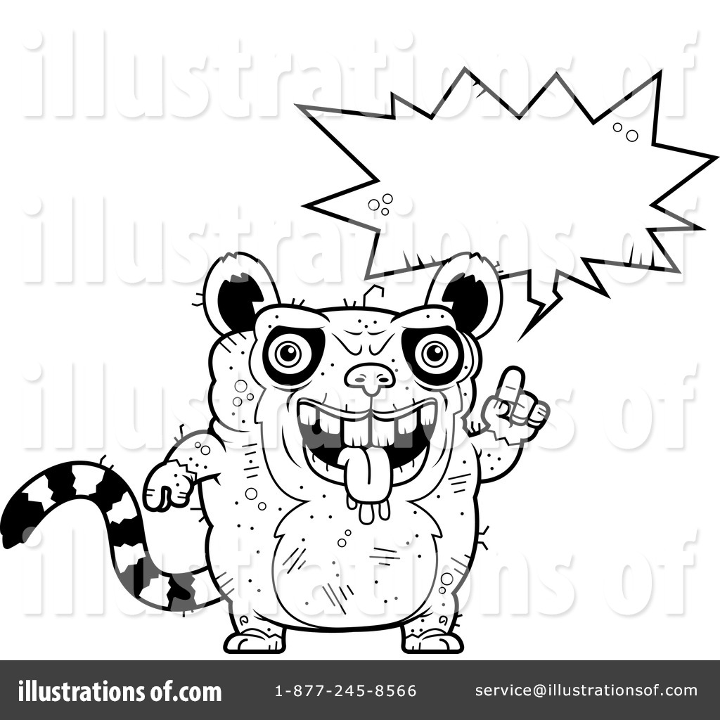 1024x1024 Ugly Lemur Clipart