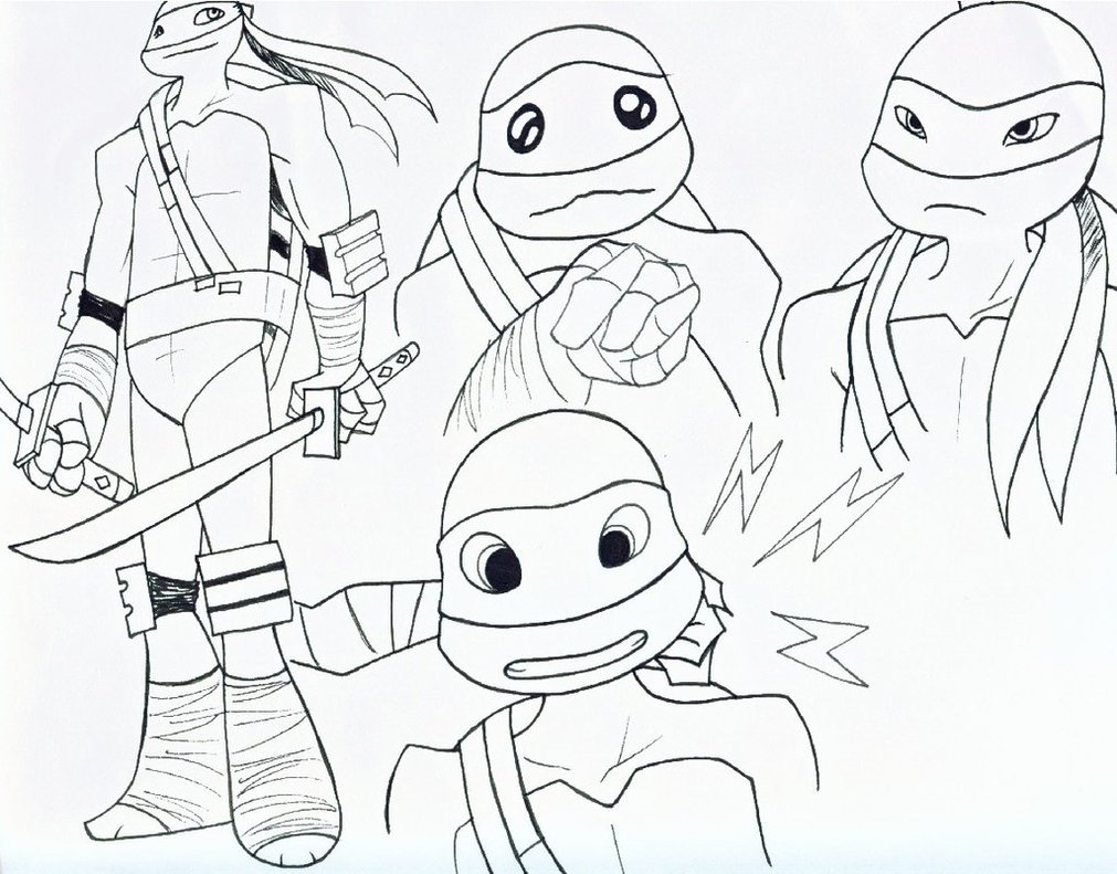 1011x791 Tmnt Leo Drawing By Hope30789