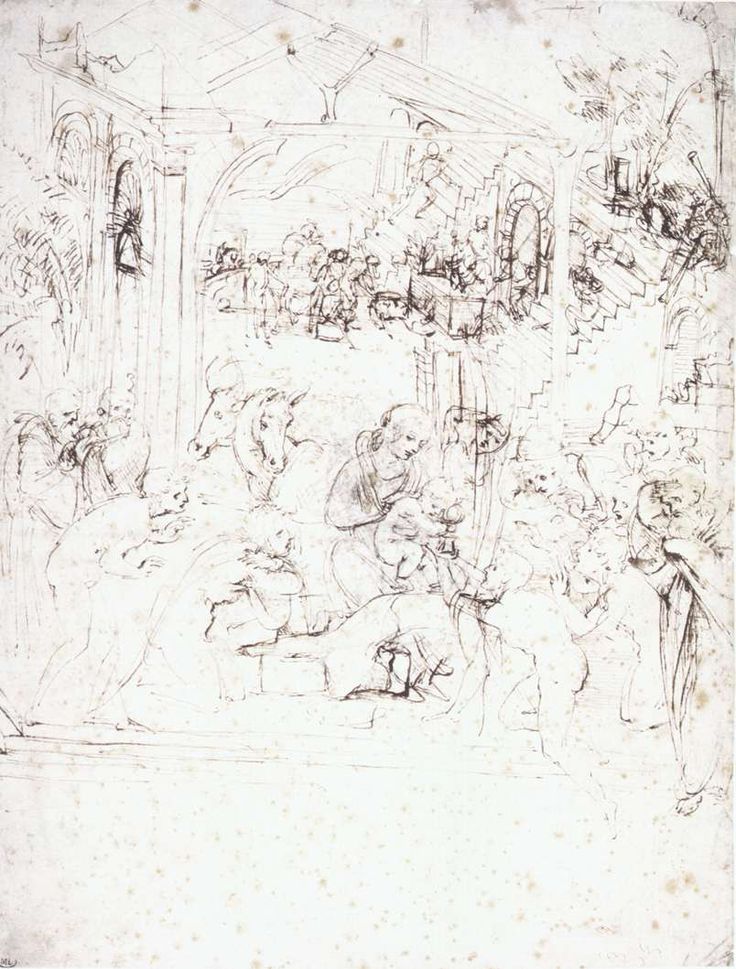 736x969 Study For The Last Supper, Artist Leonardo Da Vinci, Completion