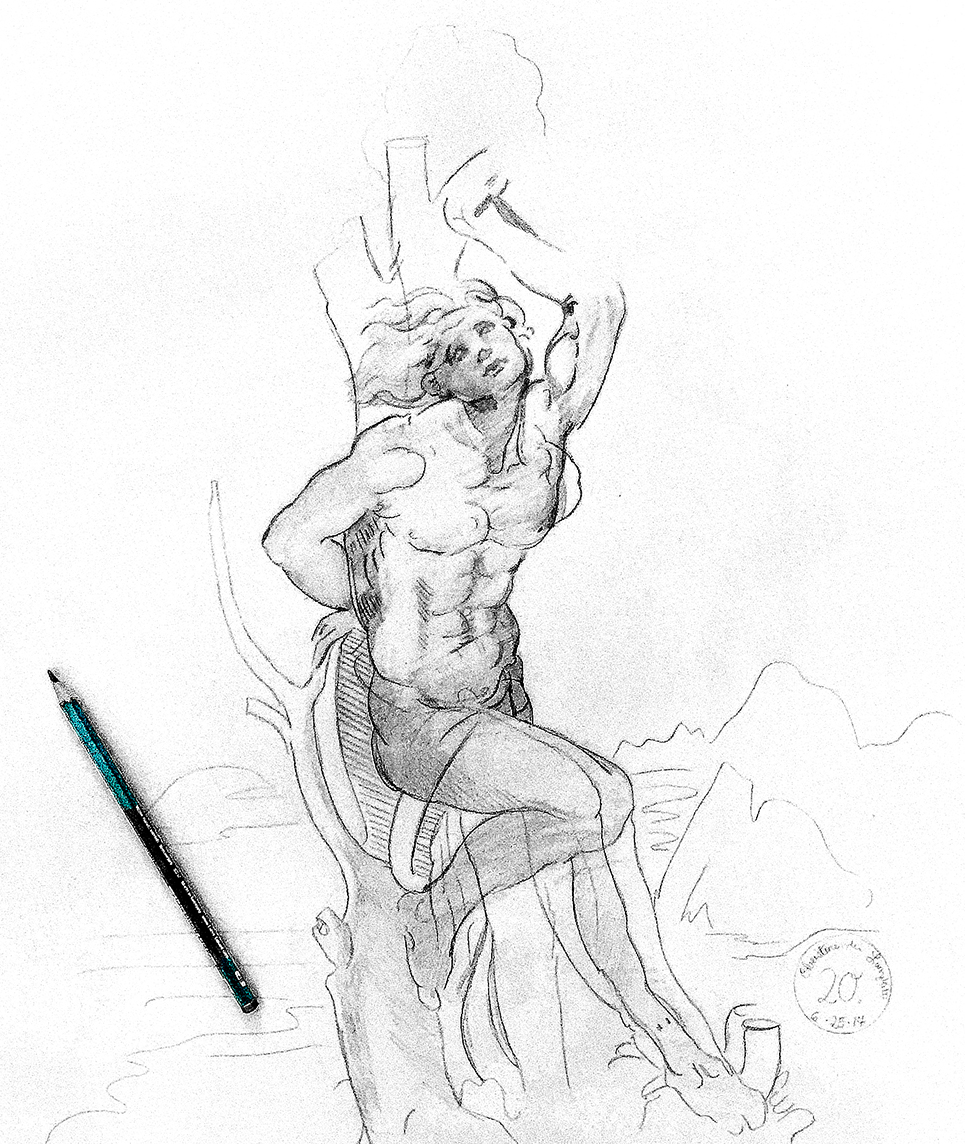 965x1144 Drawing 100 Drawings Drawing 20