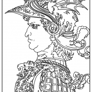 300x300 Leonardo Da Vinci Coloring Pages