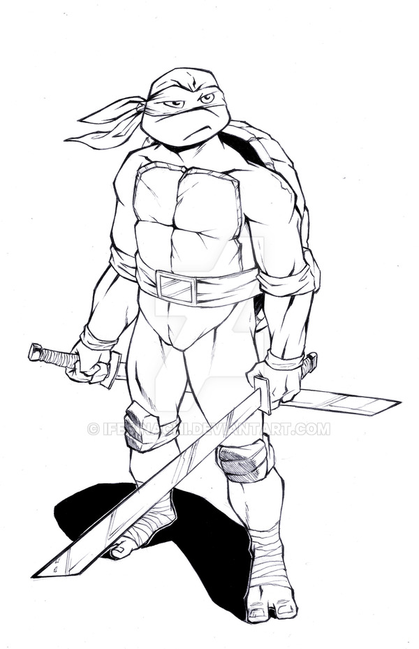 600x929 Leonardo Tmnt By Ifesinachi