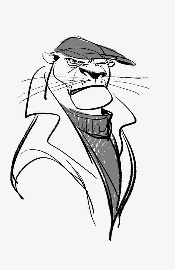 564x871 Creative Cartoon Characters, Leopard, Personification, Us Man Png