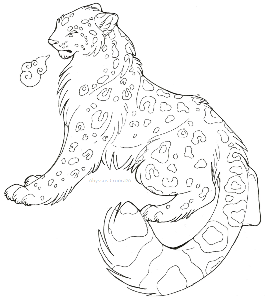 529x600 Art Request Snow Leopard By Abyssus Cruor