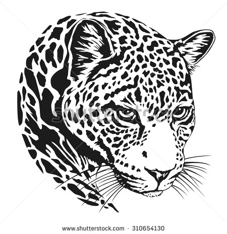 450x465 Jaguar Head Jaguares Image Vector, Realistic