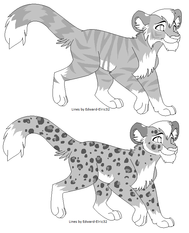 647x797 Tigerleopard Base By Kainaa