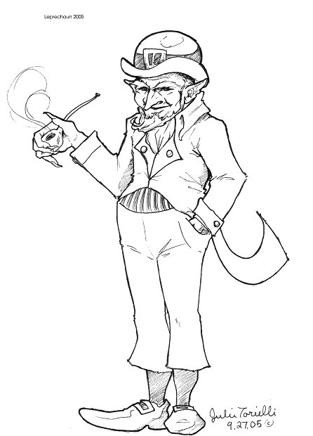 446x620 Evil Leprechaun. By Jujub33ns