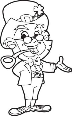 236x378 Leprechaun Coloring Pages