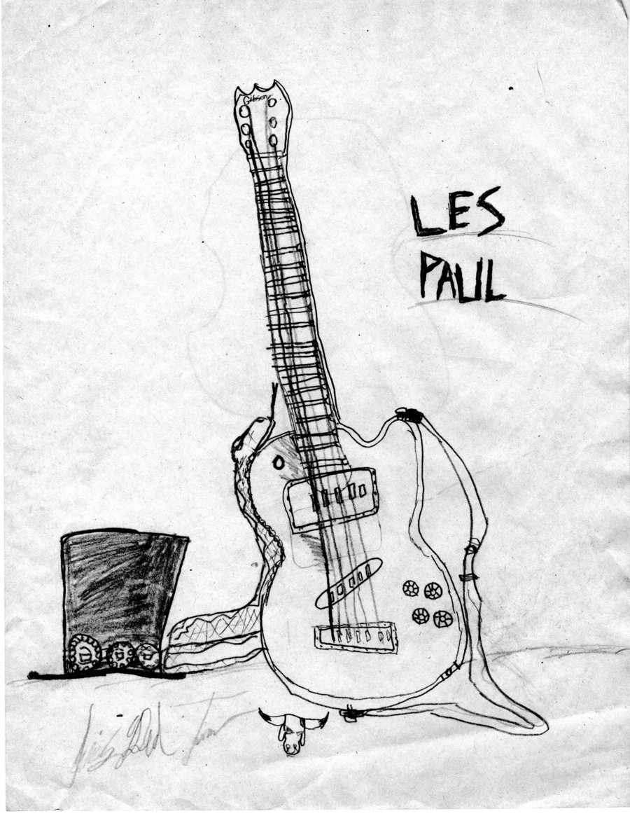 900x1165 Les Paul By Sweettoothdemonic