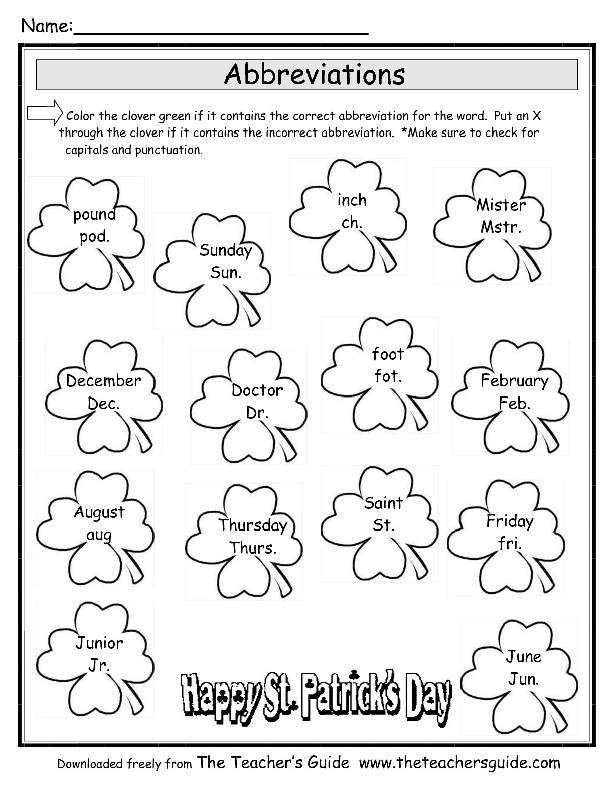 1224x1584 St. Patrick's Day Lesson Plans, Themes, Printouts, Crafts