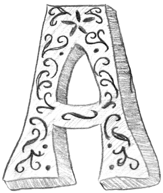 570x675 9 Best Sketch Letters Images On Lettering, Calligraphy