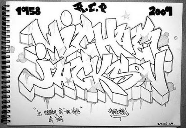 640x442 Graffiti Soul Drawing Sketches Graffiti Letters Michael Jackson