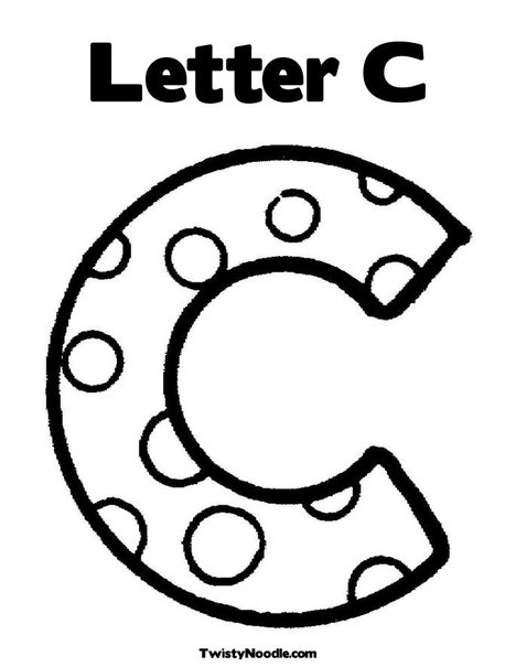 468x605 Letter C Coloring Page From Letters